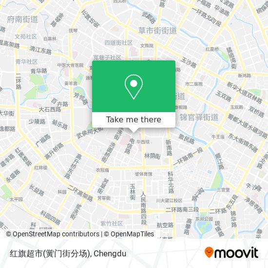 红旗超市(黉门街分场) map