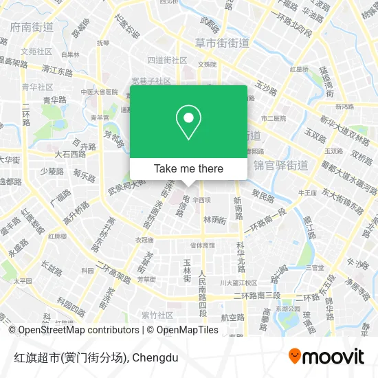 红旗超市(黉门街分场) map