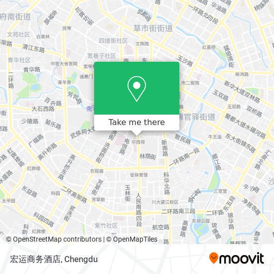 宏运商务酒店 map