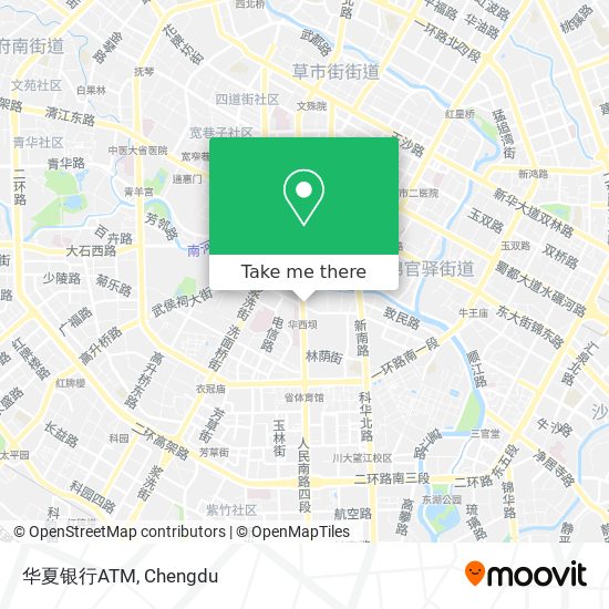 华夏银行ATM map