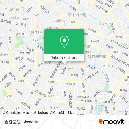 金桥医院 map
