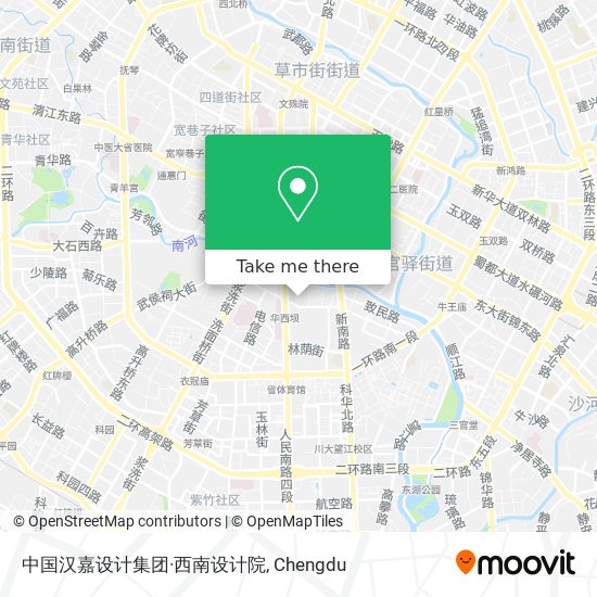 中国汉嘉设计集团·西南设计院 map