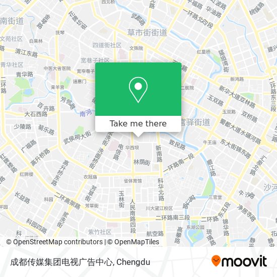 成都传媒集团电视广告中心 map