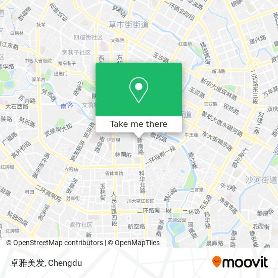 卓雅美发 map