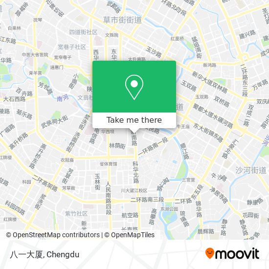 八一大厦 map