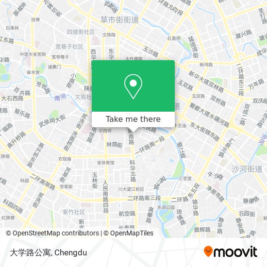 大学路公寓 map
