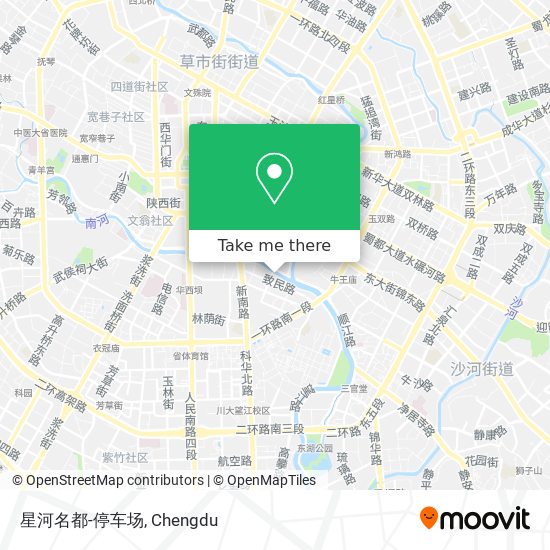 星河名都-停车场 map