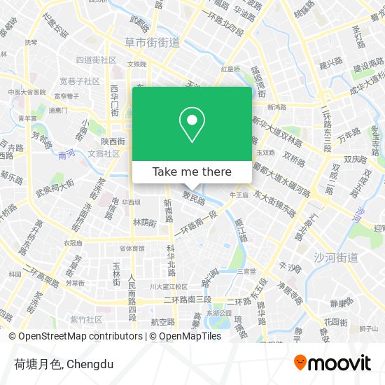 荷塘月色 map