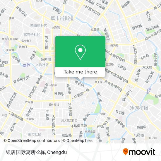 银唐国际寓所-2栋 map