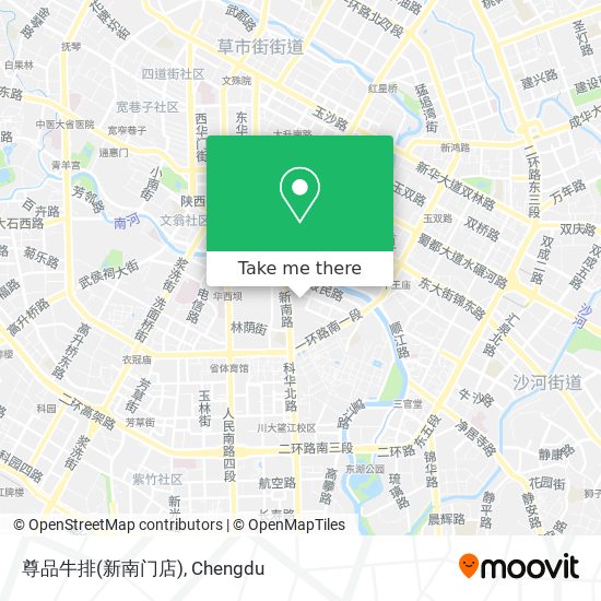 尊品牛排(新南门店) map