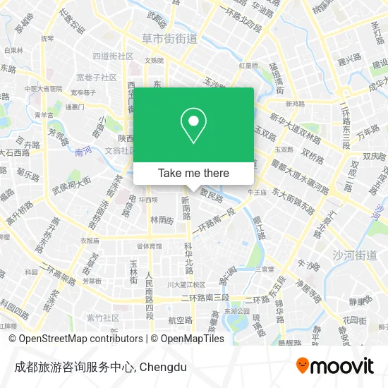 成都旅游咨询服务中心 map