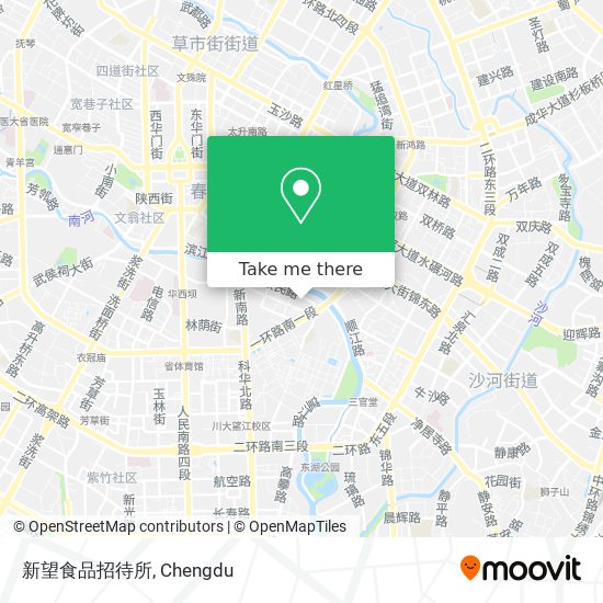 新望食品招待所 map