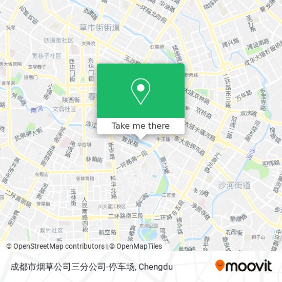 成都市烟草公司三分公司-停车场 map