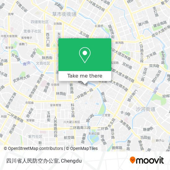 四川省人民防空办公室 map