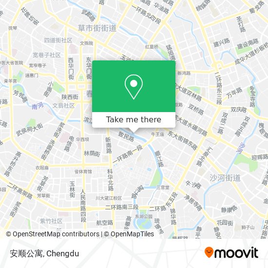 安顺公寓 map