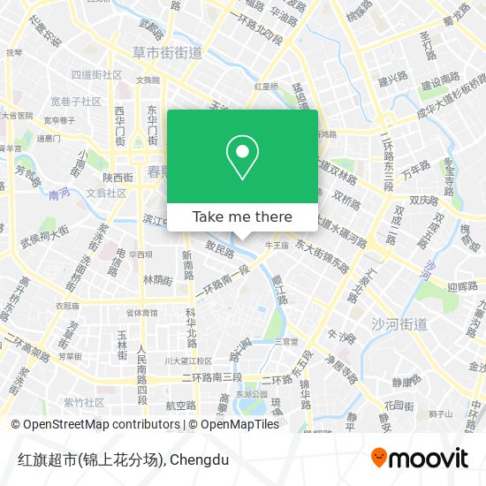 红旗超市(锦上花分场) map