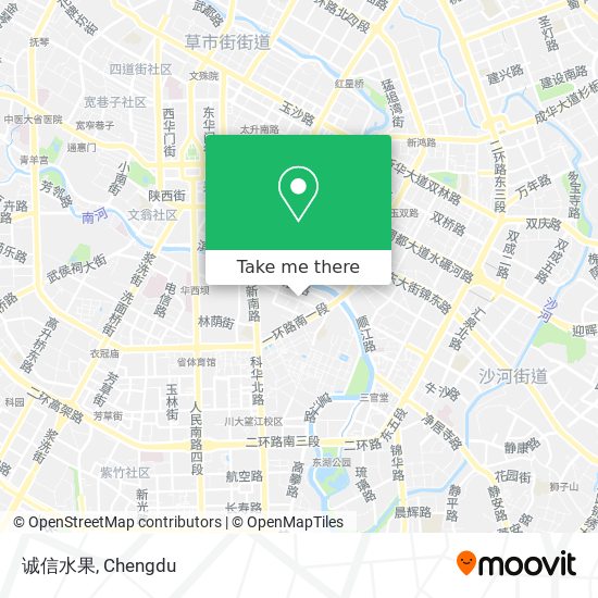 诚信水果 map