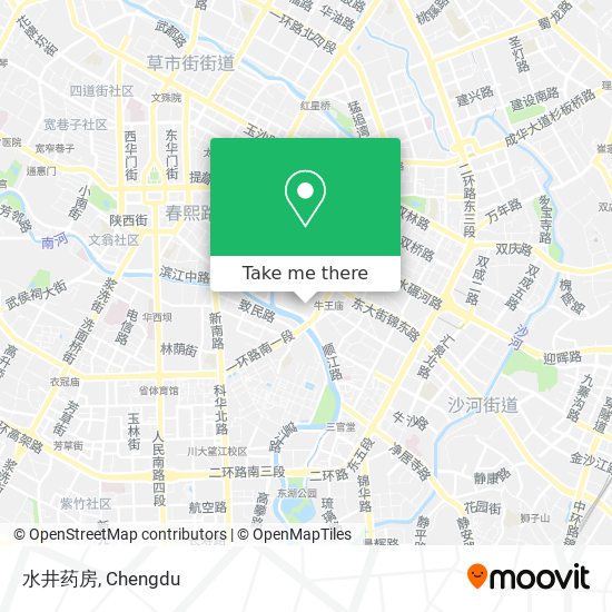 水井药房 map