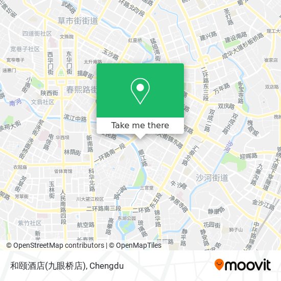 和颐酒店(九眼桥店) map