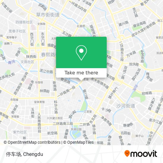 停车场 map