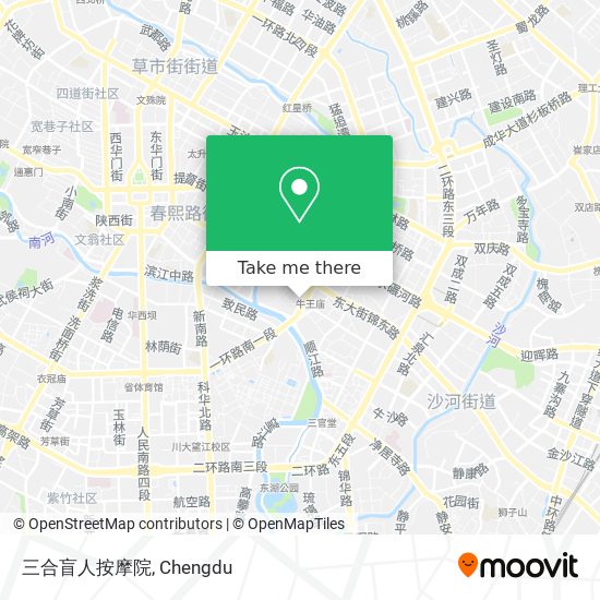 三合盲人按摩院 map