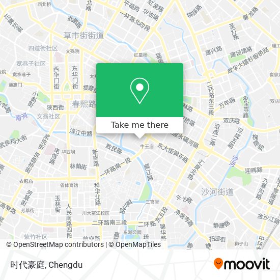 时代豪庭 map