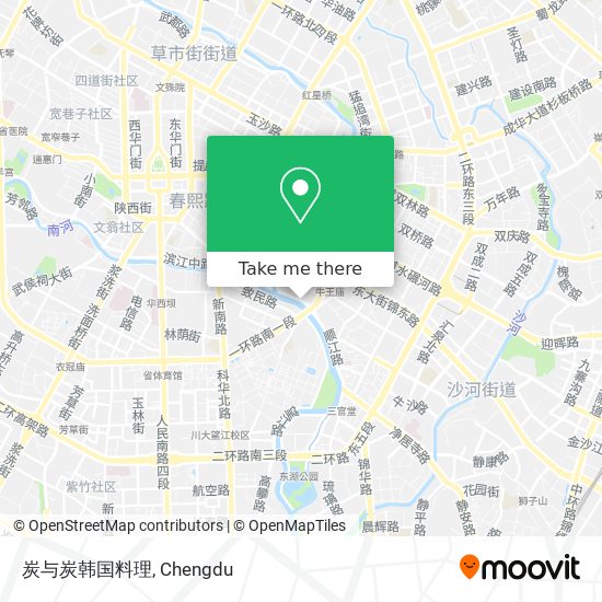 炭与炭韩国料理 map