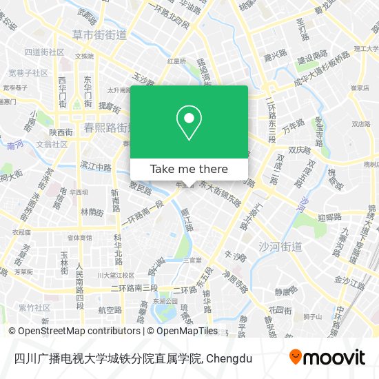 四川广播电视大学城铁分院直属学院 map