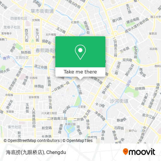 海底捞(九眼桥店) map
