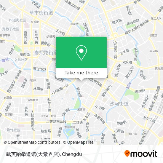 武英跆拳道馆(天紫界店) map