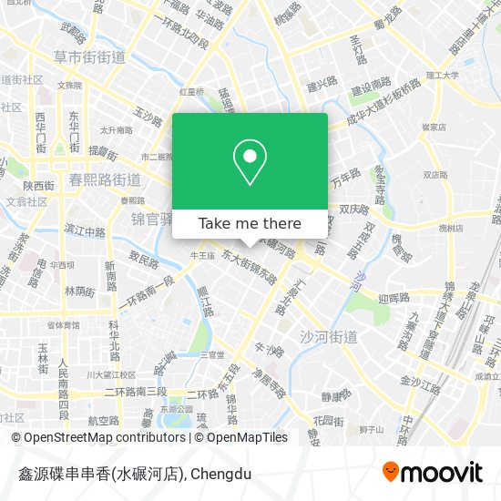 鑫源碟串串香(水碾河店) map
