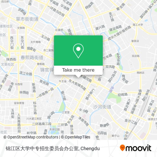 锦江区大学中专招生委员会办公室 map