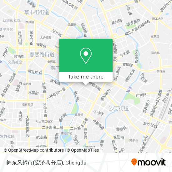 舞东风超市(宏济巷分店) map