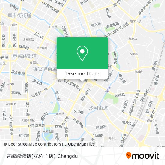 席罐罐罐饭(双桥子店) map
