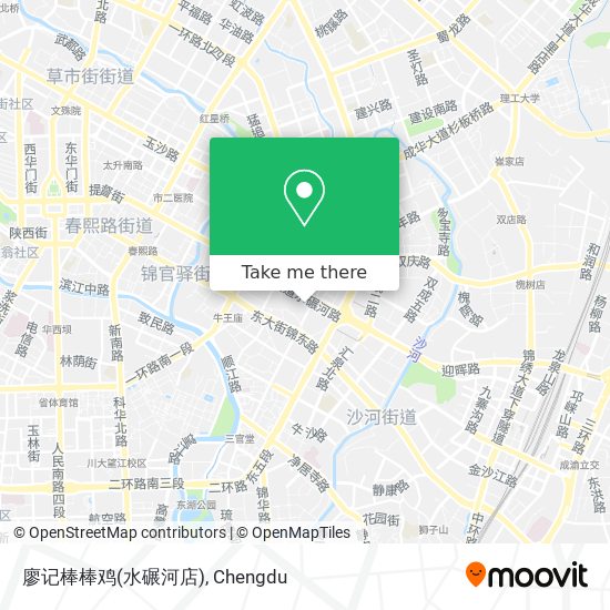 廖记棒棒鸡(水碾河店) map