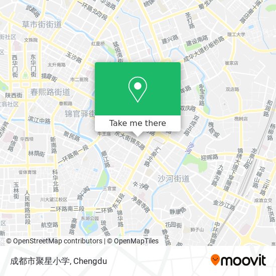 成都市聚星小学 map