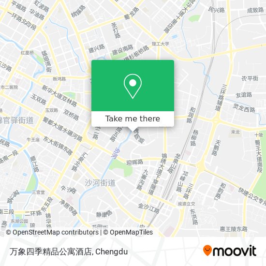 万象四季精品公寓酒店 map
