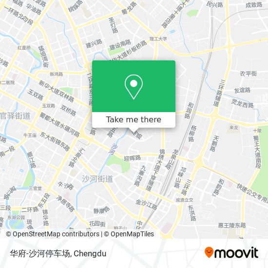 华府-沙河停车场 map