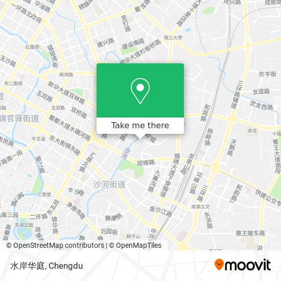 水岸华庭 map