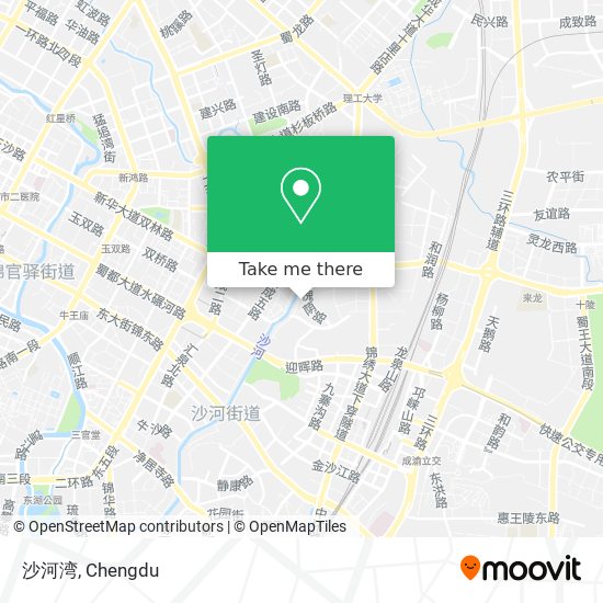 沙河湾 map