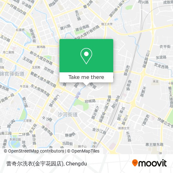 蕾奇尔洗衣(金宇花园店) map