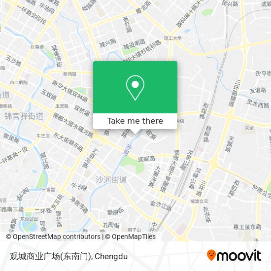 观城商业广场(东南门) map