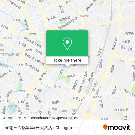 何老三冷锅串串(长天路店) map