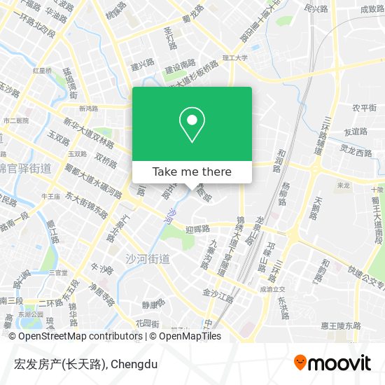宏发房产(长天路) map