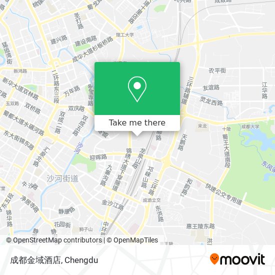 成都金域酒店 map
