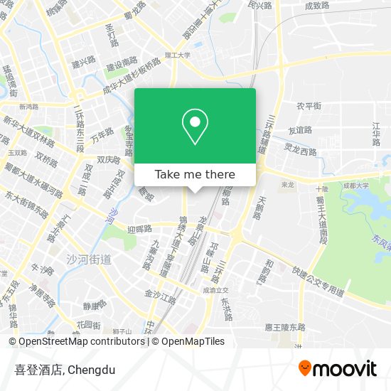 喜登酒店 map