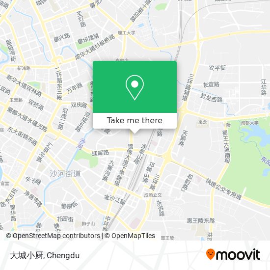 大城小厨 map