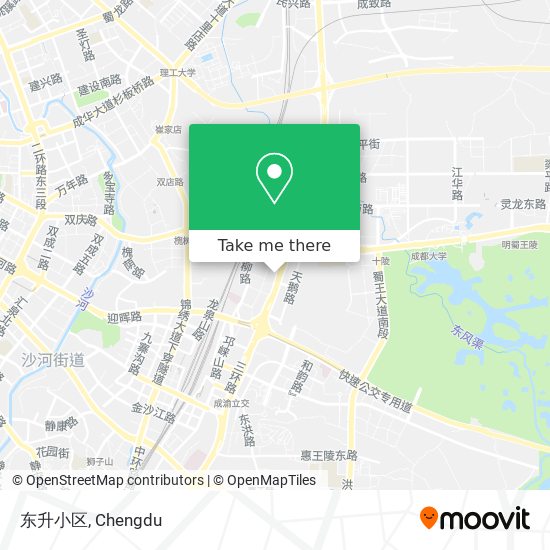 东升小区 map