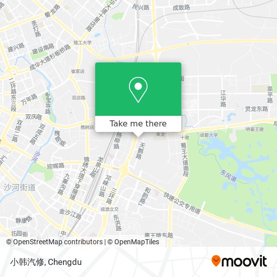 小韩汽修 map
