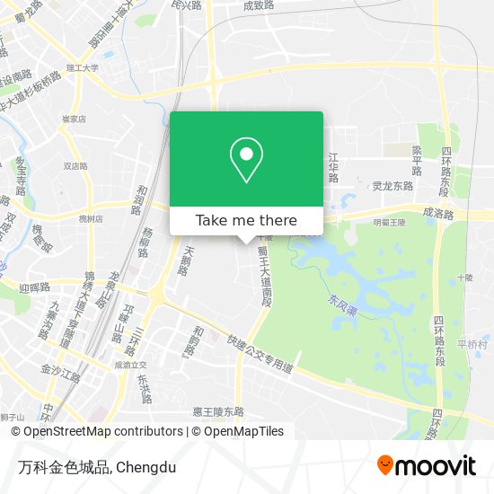 万科金色城品 map